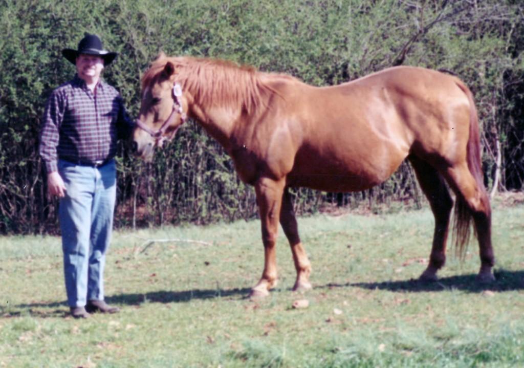 Me and my first horse, Diamond